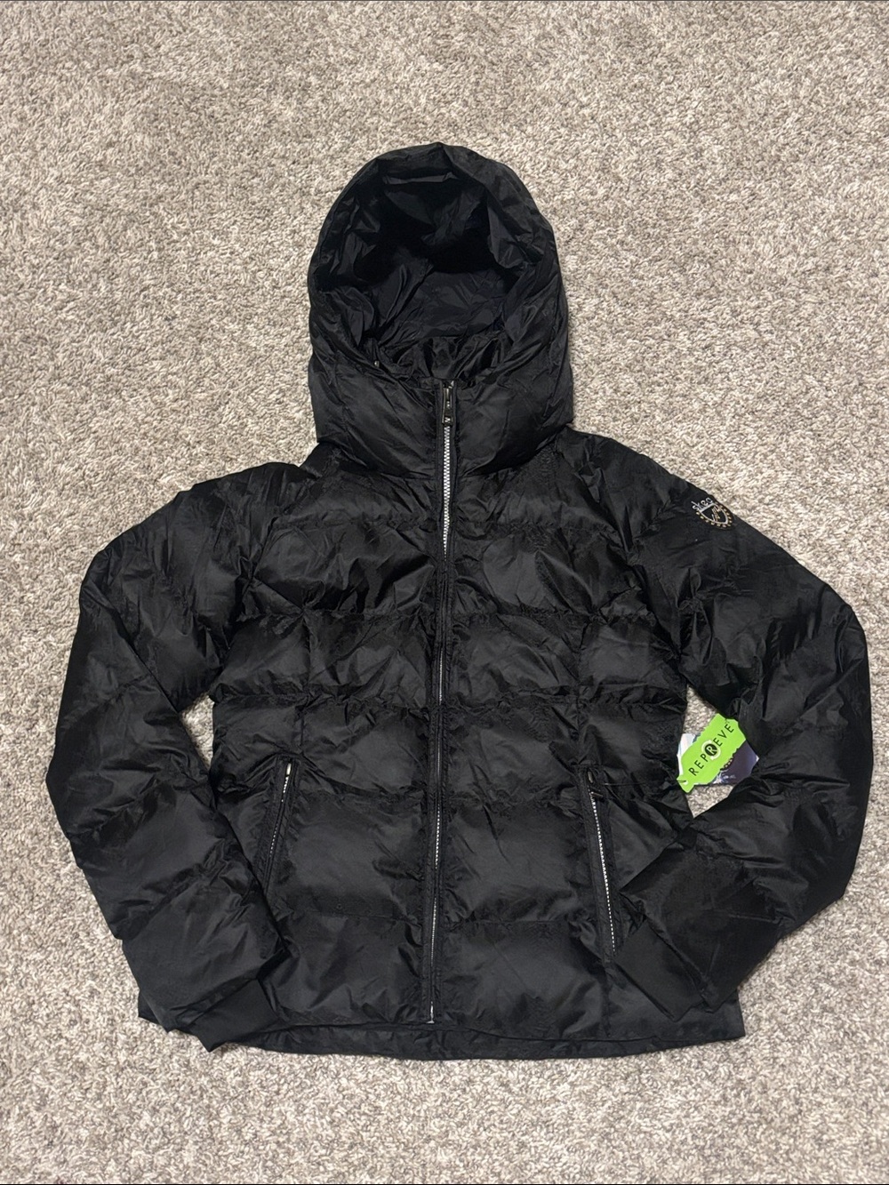 NWT Skea Re-Anna Parka in Black Python 4